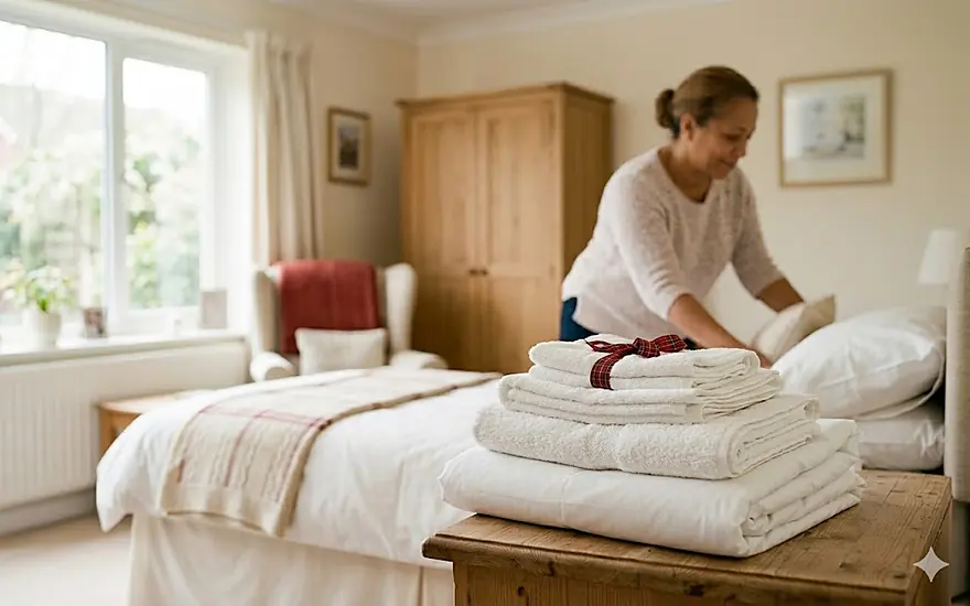 Housekeeping and laundry service at Caring Angels Henderson
