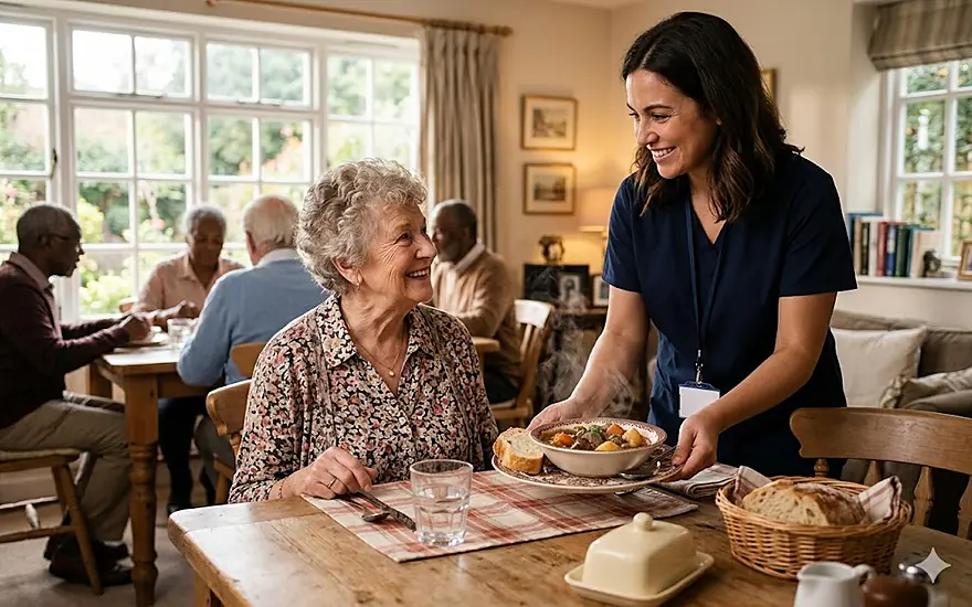 Home-cooked meals served at Caring Angels Henderson