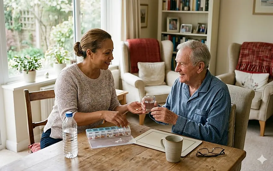 Careful medication management at Caring Angels Henderson